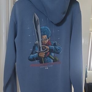 Fairly-worn Primitive Slate Blue Hoodie